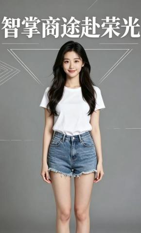 短剧《智掌商途赴荣光》海报