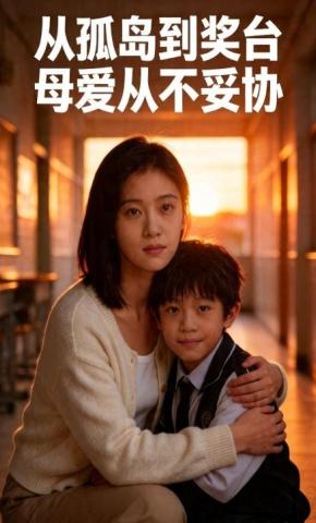 短剧《从孤岛到奖台，母爱从不妥协》海报