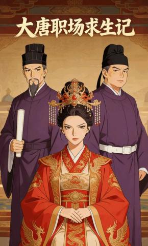 短剧《大唐职场求生记》海报