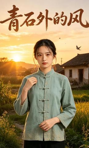 短剧《青石外的风》海报