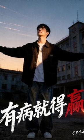 短剧《有病就得赢》海报