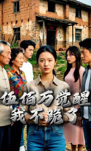 短剧《伍佰万觉醒：我不跪了》海报