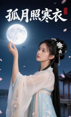 短剧《孤月照寒衣》海报