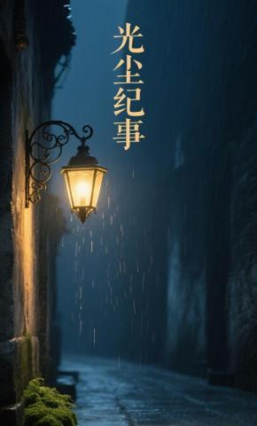 短剧《光尘纪事》海报