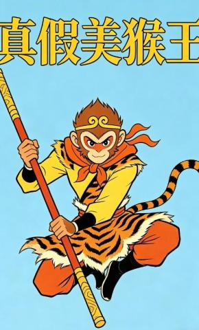 短剧《真假美猴王》海报