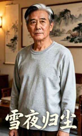 短剧《雪夜归尘》海报