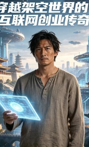 短剧《穿越架空世界的互联网创业传奇》海报