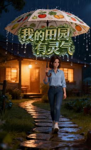短剧《我的田园有灵气》海报