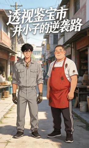 短剧《透视鉴宝市井小子的逆袭路》海报