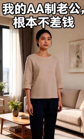 短剧《我的 AA 制老公，根本不差钱》海报