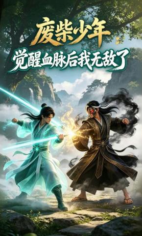 短剧《废柴少年：觉醒血脉后我无敌了》海报