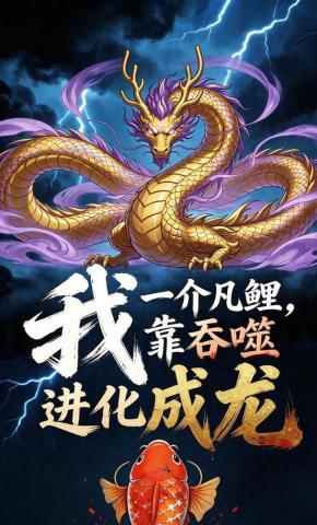 短剧《我一介凡鲤，靠吞噬进化成龙》海报