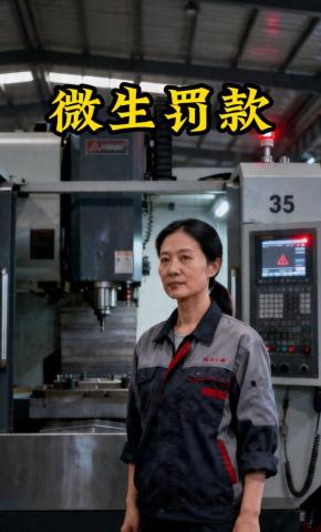 短剧《微生罚款》海报