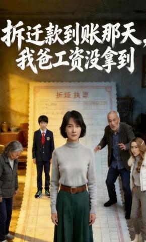 短剧《拆迁款到账那天，我爸工资没拿到》海报