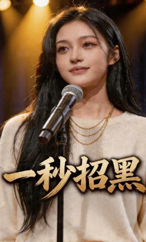 短剧《一秒招黑》海报