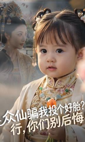 短剧《众仙骗我投个好胎？行，你们别后悔！》海报