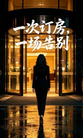 短剧《一次订房，一场告别》海报