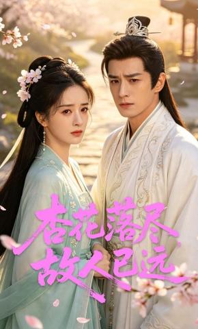 短剧《杏花落尽，故人已远》海报