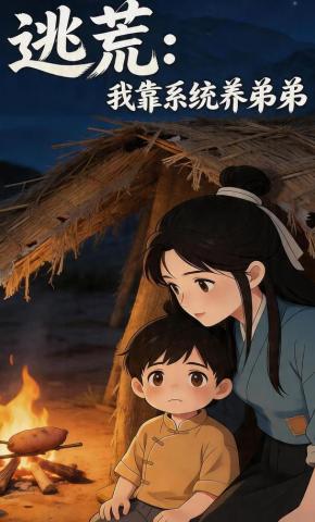短剧《逃荒：我靠系统养弟弟》海报