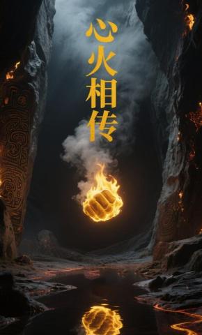 短剧《心火相传》海报