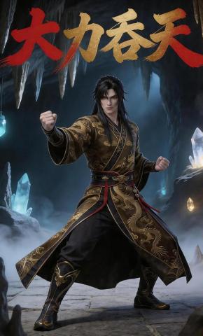 短剧《大力吞天》海报