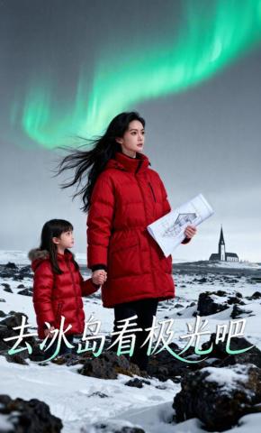 短剧《去冰岛看极光吧》海报