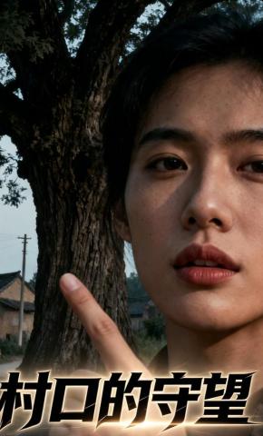 短剧《村口的守望》海报
