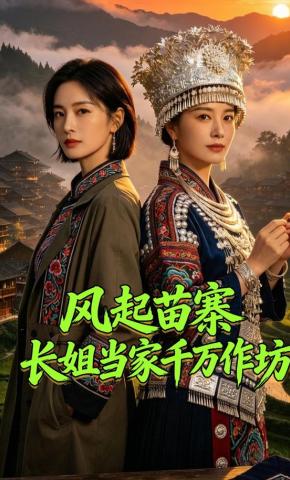 短剧《风起苗寨：长姐当家千万作坊》海报