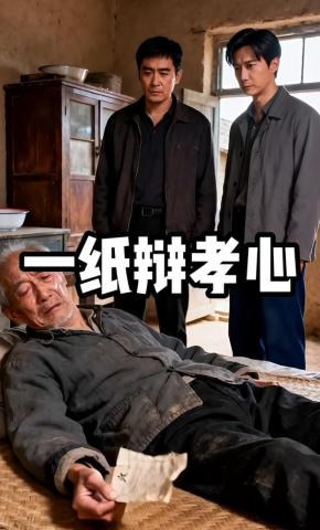 短剧《一纸辩孝心》海报