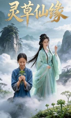 短剧《灵草仙缘》海报