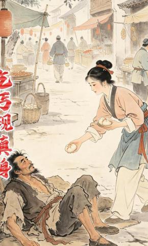 短剧《乞丐现真身》海报