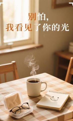 短剧《别怕，我看见了你的光》海报