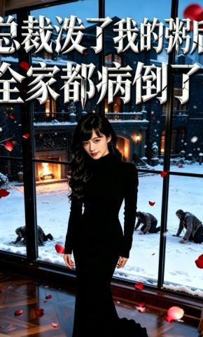 短剧《总裁泼了我的粥后全家都病倒了》海报