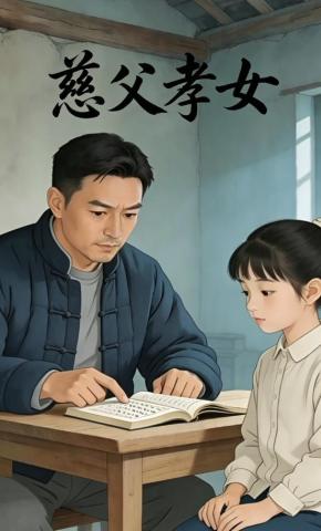 短剧《慈父孝女》海报