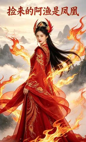 短剧《捡来的阿渔是凤凰》海报