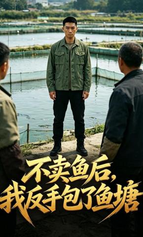 短剧《不卖鱼后，我反手包了鱼塘》海报