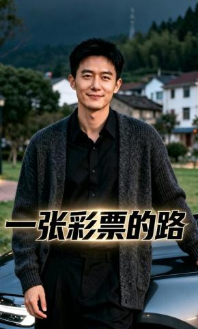 短剧《一张彩票的路》海报