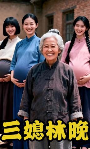 短剧《三媳林晚》海报