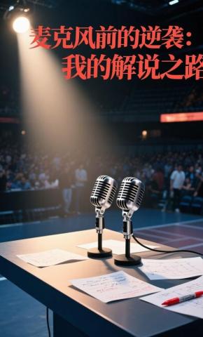 短剧《麦克风前的逆袭：我的解说之路》海报
