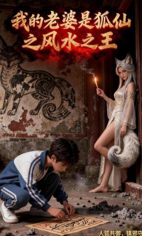 短剧《我的老婆是狐仙之风水之王》海报