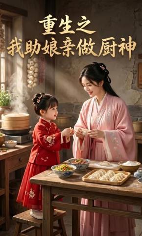 短剧《重生之我助娘亲做厨神》海报