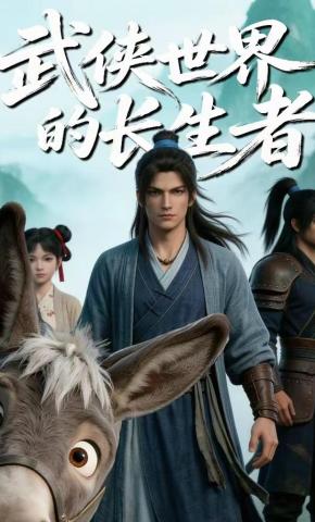 短剧《武侠世界的长生者》海报
