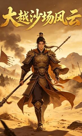 短剧《大越沙场风云》海报