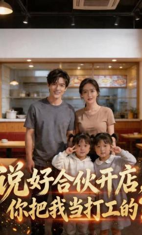 短剧《说好合伙开店，你把我当打工的？》海报