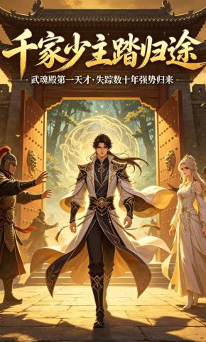 短剧《千家少主踏归途》海报