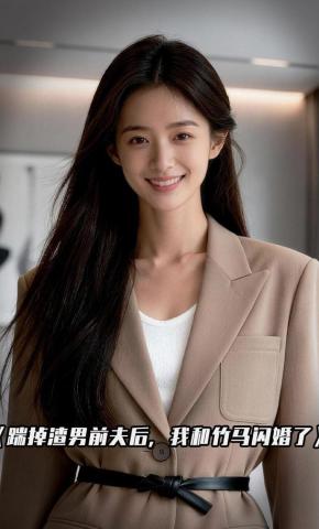 短剧《踹掉渣男前夫后，我和竹马闪婚了》海报