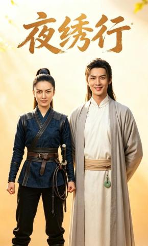 短剧《夜绣行》海报