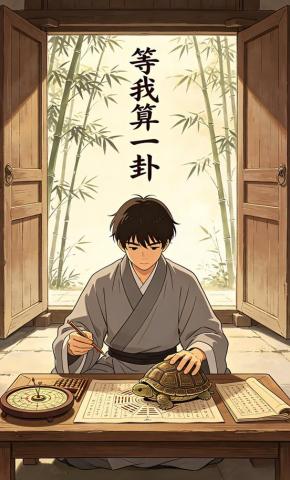 短剧《等我算一卦》海报