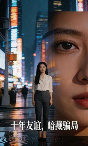 短剧《十年友谊，暗藏骗局》海报