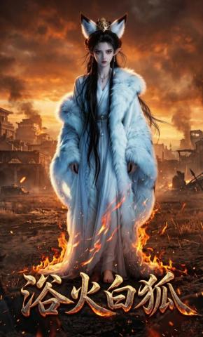 短剧《浴火白狐》海报